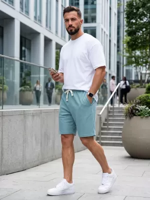 Herrenshorts DSTREET SX2633 HELLBLAU
