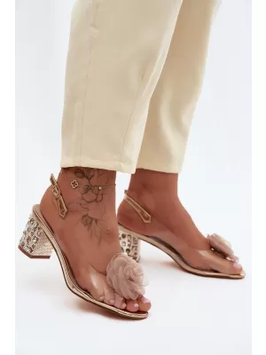 Damensandalen D&A MR61-9011 GOLD