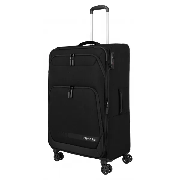  Koffer TRAVELITE Kick Off 4w L exp SCHWARZ 