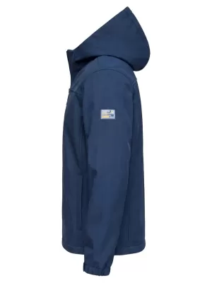 Herren-Softshelljacke OMBRE C581 MARINEBLAU