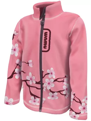 Fleece-Sweatshirt für Kinder WAMU SAKURY ROSA