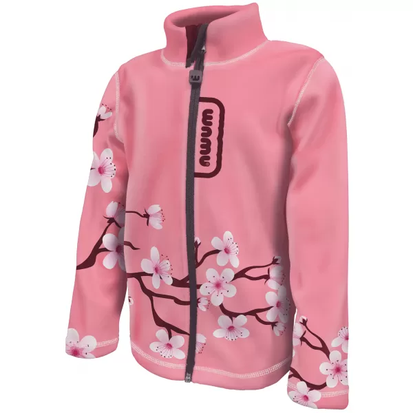  Fleece-Sweatshirt für Kinder WAMU SAKURY ROSA 