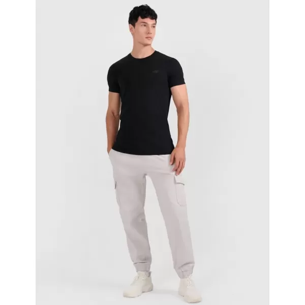  Herren-T-Shirt 4F RMM00TTSHM3248 TIEFSCHWARZ 