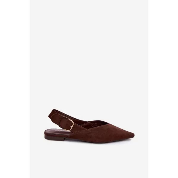  Ballerinas für Damen BOTO 9755 BRAUN 