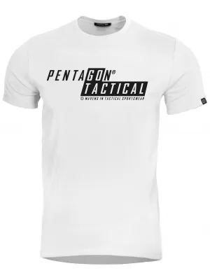 Herren-T-Shirt PENTAGON AGERON GO TACTICAL K09012-GT-00 WEIß