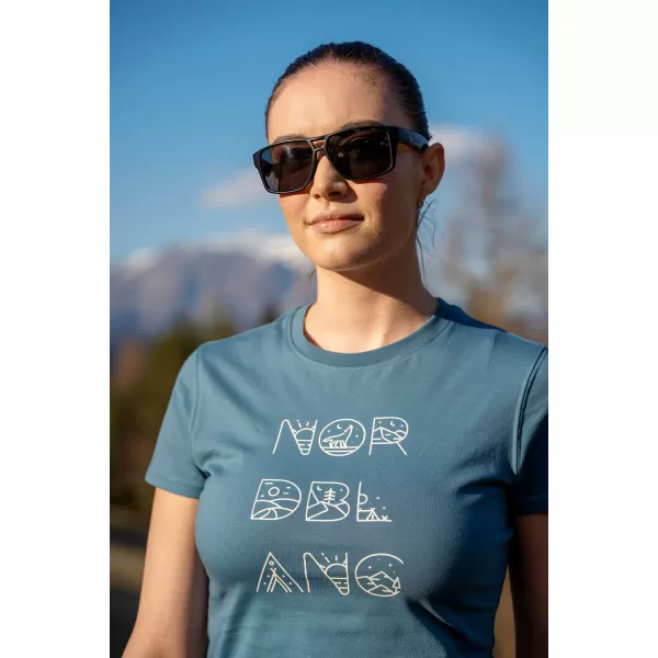  Damen-T-Shirt NORDBLANC RESCUE NBSLT8178 BLAU 