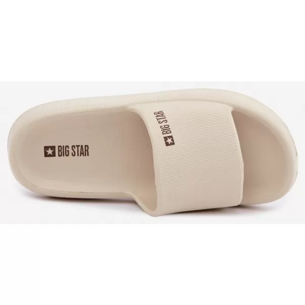  DamenHausschuhe BIG STAR SHOES UU274087 BRAUN- UND BEIGETÖNE 