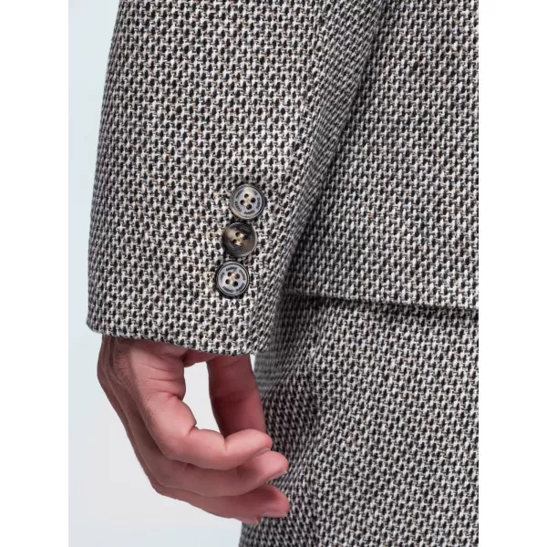  Herrenjacke OMBRE OM-BLZB-0130 BRAUNE MELANGE 