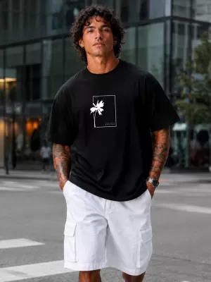 Herren-T-Shirt DSTREET NX1046R-BK-O SCHWARZ