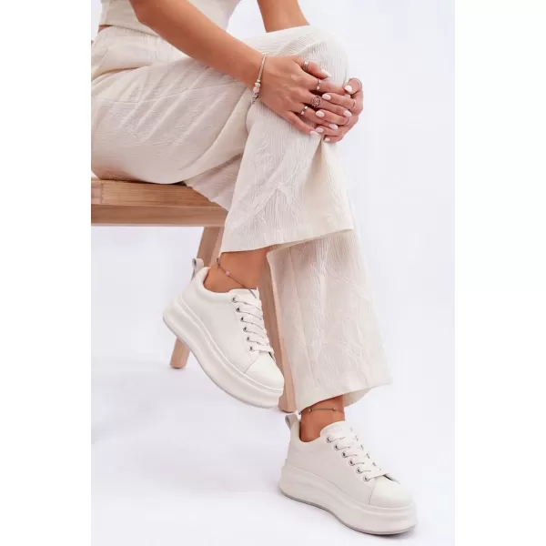  Ledersneaker für Damen GOE SS2N4021 WEIß 