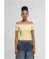 Damen-T-Shirt URBAN CLASSICS TB6184A-22222 ERRÖTETES ROSA/BLASSGELB