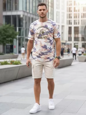 Herren-T-Shirt DSTREET NX2002R-BT-M BEIGE