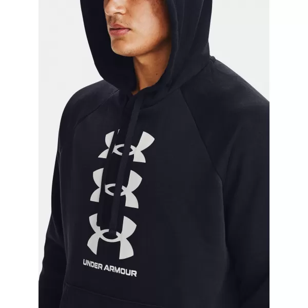  Herren-Sweatshirt UNDER ARMOUR RIVAL FLC MULTILOGO HD 1357094-001 SCHWARZ 