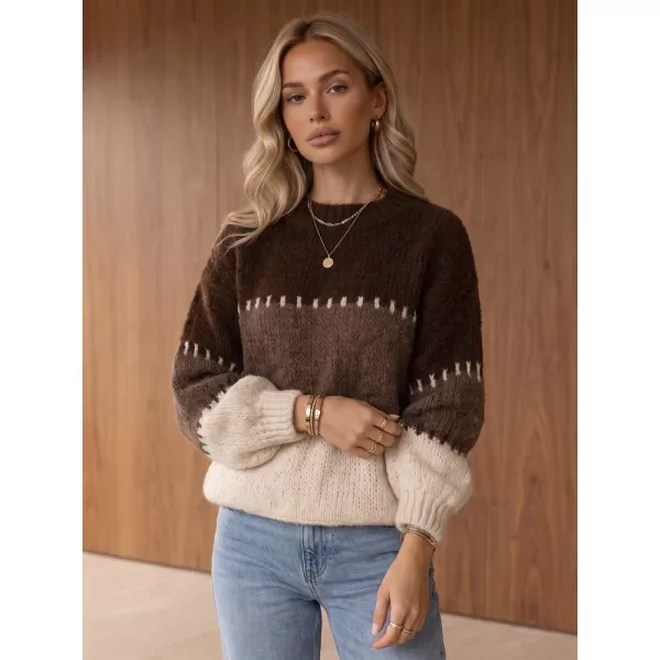  Damenpullover DSTREET MY2628 BRAUN 