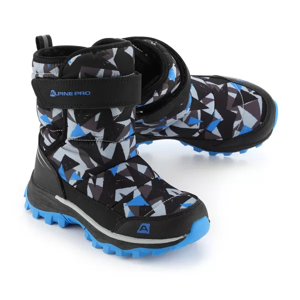  Winterschneemänner für Kinder ALPINE PRO BERNO STRAHLENDES BLAU 