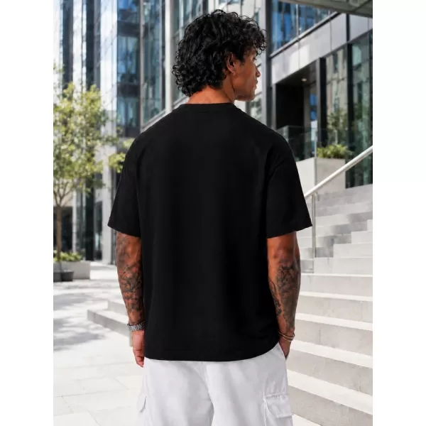  Herren-T-Shirt DSTREET NX1004R-BK-O SCHWARZ 