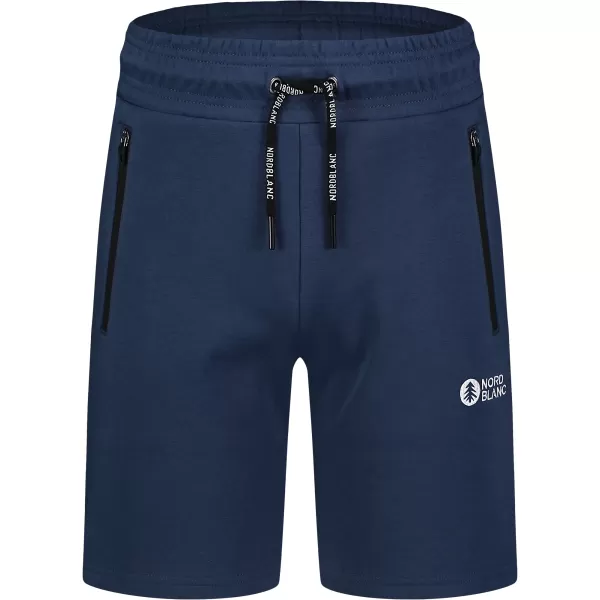  Baumwollshorts für Herren NORDBLANC RELAXEDFIT NBSPM8254 BLAU 