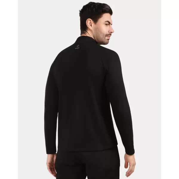  Fleece-Sweatshirt für Herren KILPI MONTALE-M 1M0203KI SCHWARZ 