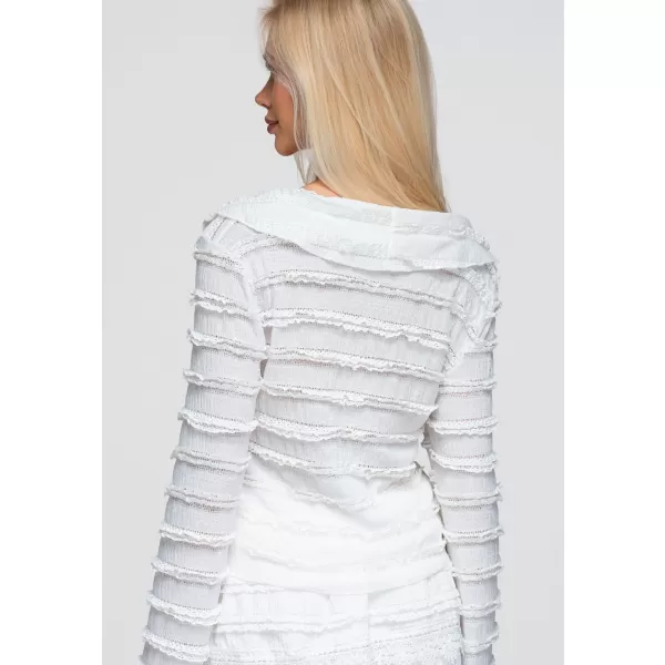  Damenbluse OMBRE OW-TS-E0067 WEIß 