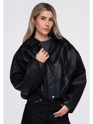 Damenjacke OMBRE OW-JT-E0004 SCHWARZ