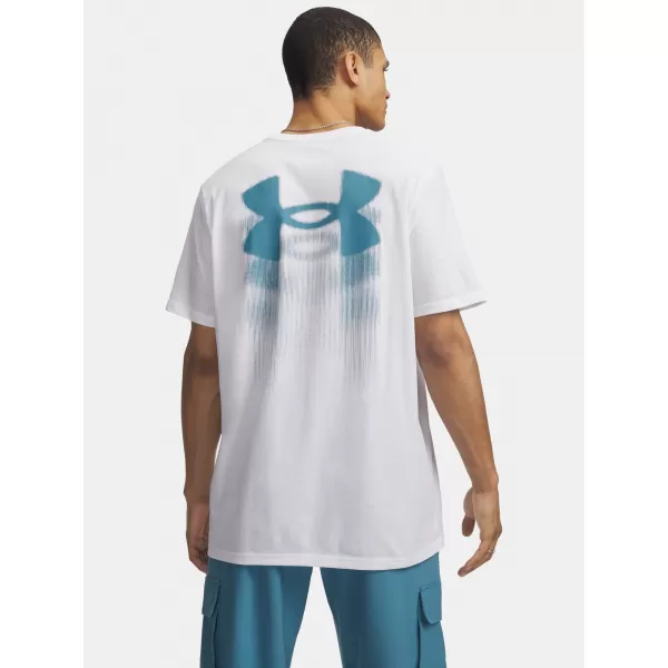  Herren-T-Shirt UNDER ARMOUR M BLUR LOGO SS 6009245-100 WEIß 