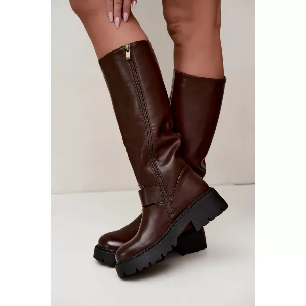  Damenstiefel BOTO C-387 KAFFEE 