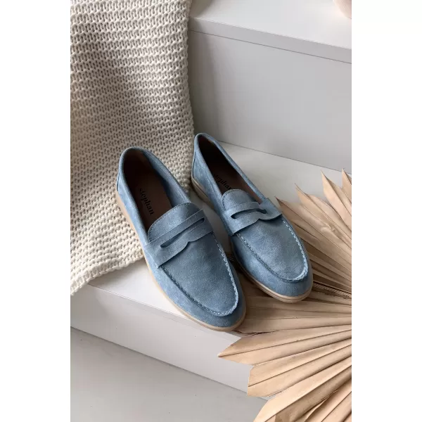  Damenmokassins BOTO QQ-278 BLAU 