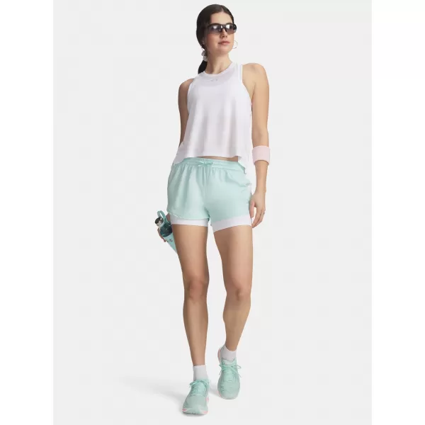  Damen-Shorts UNDER ARMOUR UA VELOCITI PRO 4IN 2N1 SHORT 6009610-703 GRÜN 