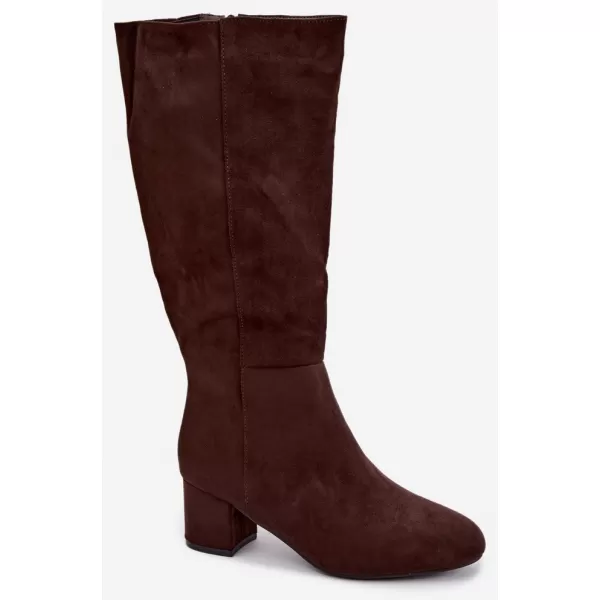  Damenstiefel S.BARSKI HY62-8131 SCHOKOLADE 