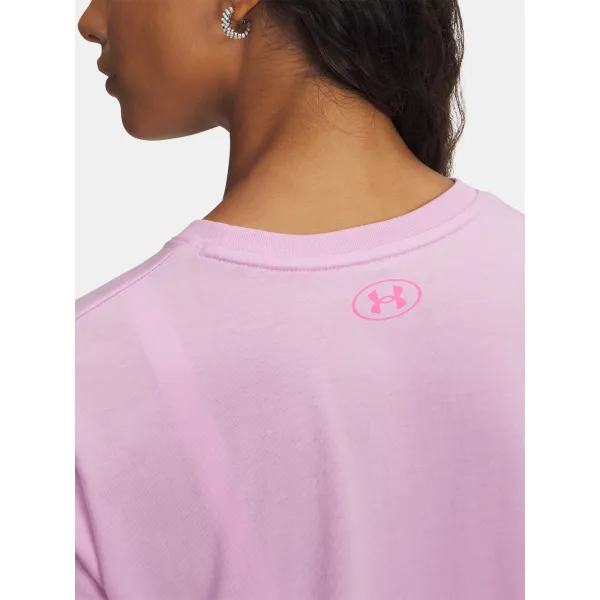  Damen-T-Shirt UNDER ARMOUR UA W VARSITY SS 6010592-669 ROSA 