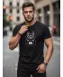Herren-T-Shirt DSTREET NX082R SCHWARZ