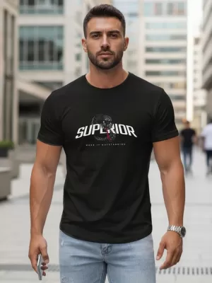 Herren-T-Shirt DSTREET NX5019R-BK SCHWARZ