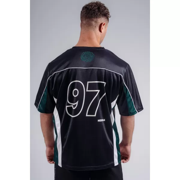  Übergroßes Jersey-T-Shirt 97 NEBBIA PRIMAL 885 SCHWARZ 