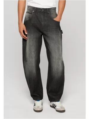 Herrenhosen URBAN CLASSICS TB8057 MITTELTIEFGRAUER MARMOR GEWASCHEN
