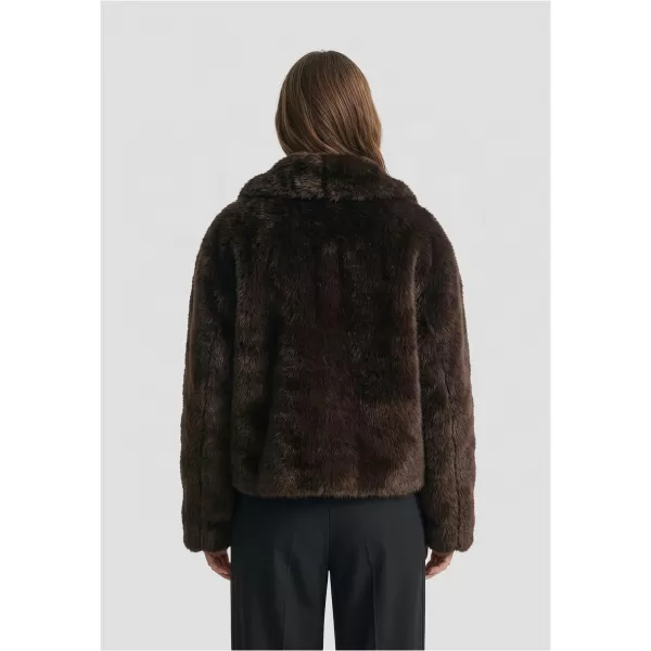  Pelzjacke für Damen URBAN CLASSICS TB8120-00075 BRAUN 