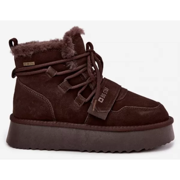  Schneemänner für Frauen BIG STAR SHOES UU274316 BRAUNE/BEIGE SCHATTEN 