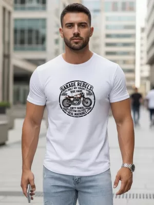 Herren-T-Shirt DSTREET NX5007R-WH WEIß