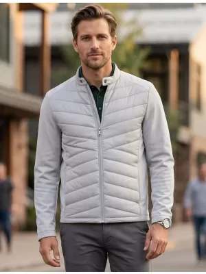Hybridjacke für Herren MALFINI PREMIUM CROSS 555 SILBERGRAU