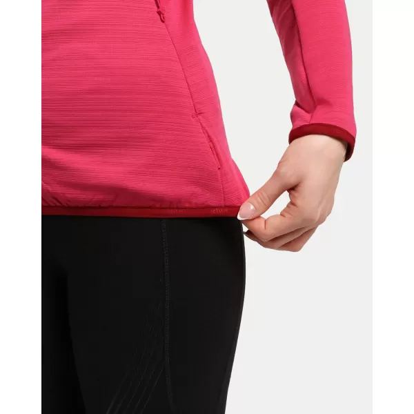  Fleece-Sweatshirt für Damen KILPI MEMPHIS-W 1L0201KI ROSA 
