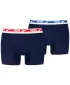 Herren-Boxershorts PUMA MEN EVERYDAY MULTI LOGO BOXER 2P 93832503 MARINE-KOMBINATION