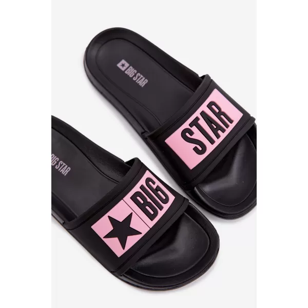  Kinderhausschuhe BIG STAR SHOES TT374A004 SCHWARZ/ROSA 