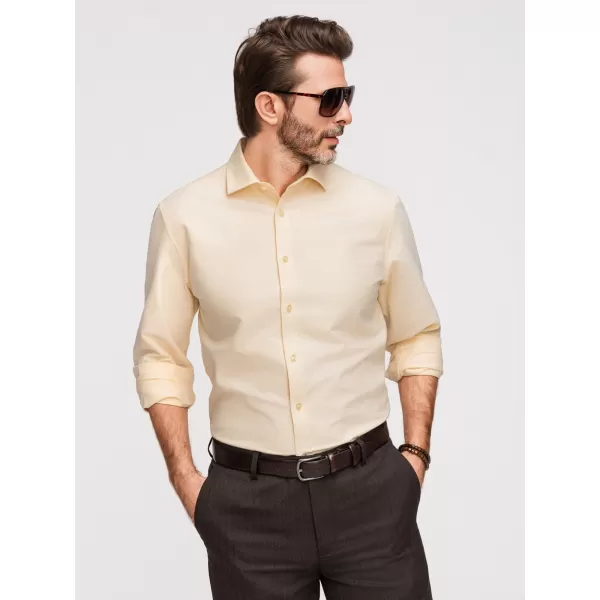  Herrenhemd OMBRE K705 HELLGELB 