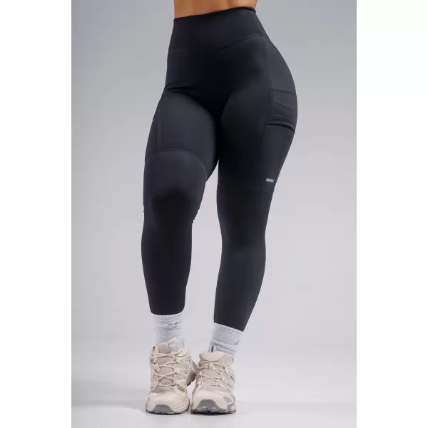  Figurformende Leggings mit hoher Taille und Taschen NEBBIA PRIMAL 851 SCHWARZ 