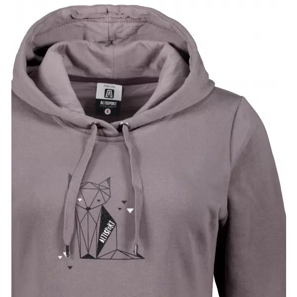  Erweitertes Damen-Sweatshirt ALTISPORT ALW091419 STAHLGRAU 