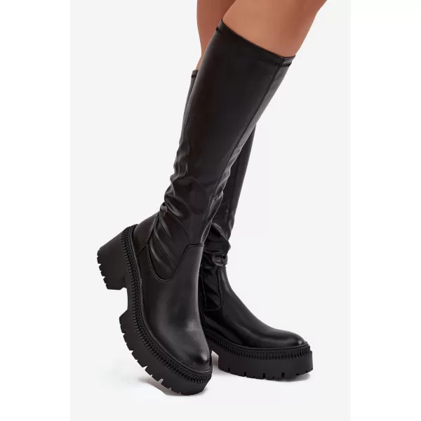  Damenstiefel BOTO 9671A SCHWARZ 