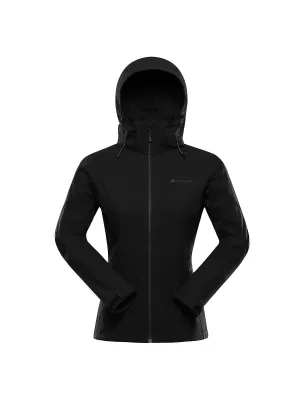 Softshelljacke für Damen ALPINE PRO GEDERA SCHWARZ
