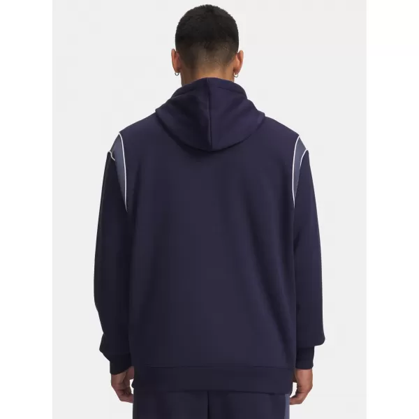  Herren-Sweatshirt UNDER ARMOUR RIVAL FLEECE NOV HOODIE 6009353-410 BLAU 
