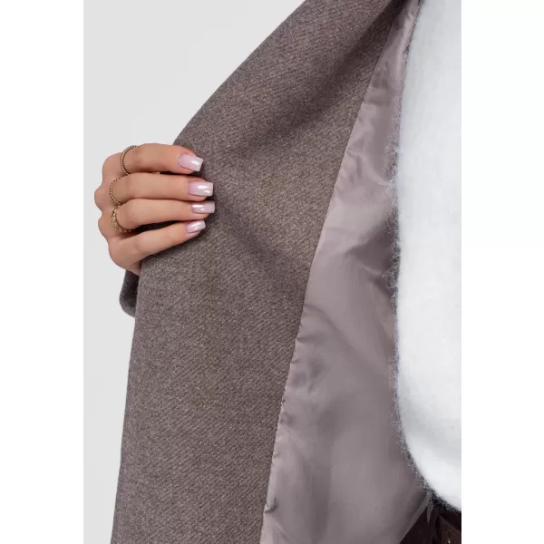  Damenmantel OMBRE OW-CT-E0006 KAFFEEFARBEN 