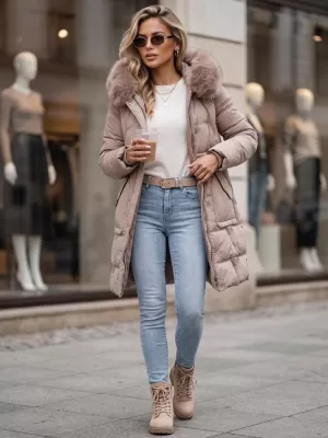 Damenjacke DSTREET TY5823 BEIGE