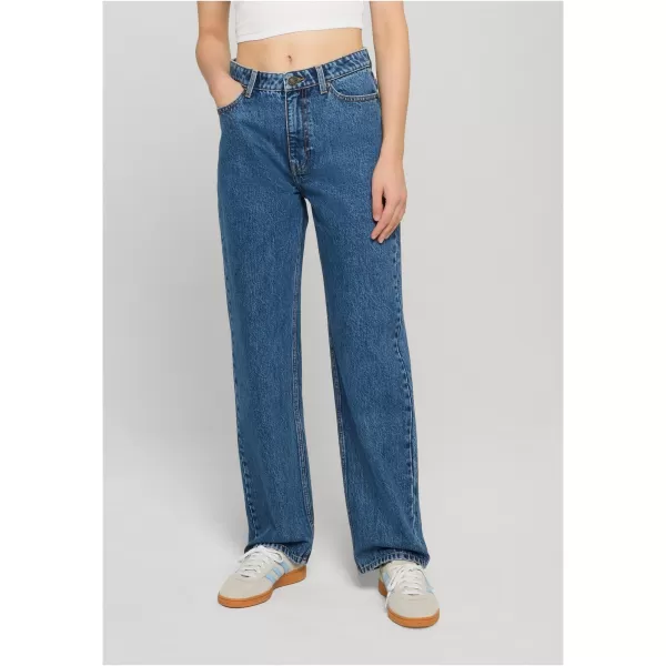  Damenhosen URBAN CLASSICS TB8142 MITTELTIEFBLAU GEWASCHEN 